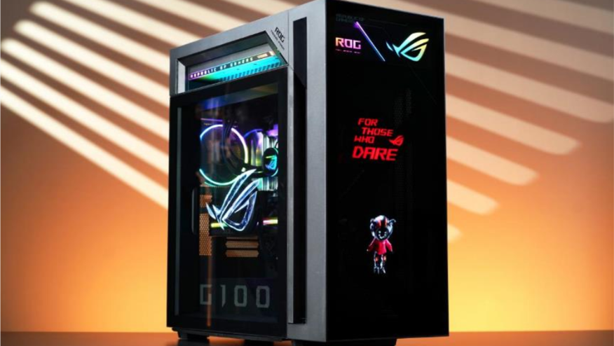 AMD锐龙9 9950X3D2加持4K全息光显旗舰,ROG枪神10X电竞主机评测