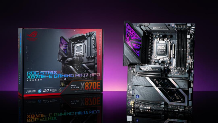 全能进化的AMD旗舰电竞主力，ROG STRIX X870E-E GAMING WIFI7 NEO主